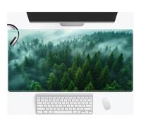 Alfombrilla Ratón XXL 600x300x2mm,Paisaje de Green Grove Antideslizante Alfombrilla Escritorio con Bordes Cosidos,Mouse Pad Gaming para PC Office Regalo