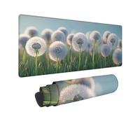 Alfombrilla Ratón XXL 60x30cm, Alfombrilla Ratón Blanco Mouse Pad Flores Mousepad con Base de Goma Antideslizante, Impermeable Tapete Escritorio para Gamers, PC y Portátil, Regalo Mujer -zjn2509MI