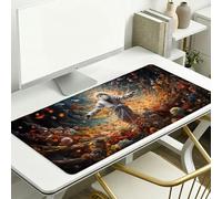 Alfombrilla Ratón XXL 700 x 300 x 3 mm, Alfombrilla Escritorio, Sueño Grande Protector de Mesa con Base de Goma Antideslizante y Bordes Cosidos, Impermeable, para Oficina, PC, Gaming (Mayor) L-x5518
