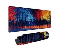 Alfombrilla Ratón XXL 700x300 mm Mouse Pad Color Alfombrilla Raton Gaming Bosque Impermeable Mousepad Protector Escritorio Tapete Rato Base Antideslizante Desk Mat Accesorios Escritorio Regalo M-10