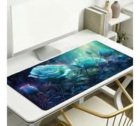 Alfombrilla Ratón XXL 800 x 300 x 3 mm, Alfombrilla Escritorio, Sueño Grande Protector de Mesa con Base de Goma Antideslizante y Bordes Cosidos, Impermeable, para Oficina, PC, Gaming (Rosa) L-x5529