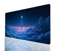 Alfombrilla Ratón XXL 800 x 300 x 3mm, Impermeable Alfombrilla Escritorio Ciudad, Paisaje Mouse Pad con Base de Goma Antideslizante, Protector Escritorio para Portatil Teclado Gamer Raton Model-11863