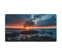 Alfombrilla Ratón XXL 900x600mm, Alfombrilla Ratón Negro Mouse Pad, Alfombrilla Raton Miedo Alfombrilla Gaming, Base de Goma Antideslizante, Mejora la precisión y la Velocidad, Accesorio Gamer ly-313