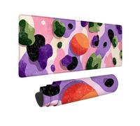 Alfombrilla Ratón XXL 90x40cm, Alfombrilla Ratón PúRpura Mouse Pad SueñO Mousepad con 3MM Bordes Cosidos, Impermeable Tapete Escritorio Accesorios Escritorio para Jugadores, Oficina, Regalo -hjw2601NE