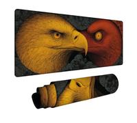 Alfombrilla Ratón XXL áGuila, Tai Chi Alfombrilla Escritorio 1600x800x3mm, Mouse Pad Gaming con Base de Goma, Mejora La Precisión Y La Velocidad, Protector Escritorio Grande, para Oficina Gamer M-8902