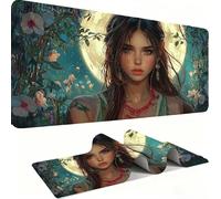 Alfombrilla Ratón XXL - Alfombrilla Escritorio, Mes De La Mujer Mouse Pad Mejora Velocidad Precisión, Antideslizante Mousepad, Resistente Salpicaduras Protector Mesa Escritorio 800x300x3mm j0xk-332