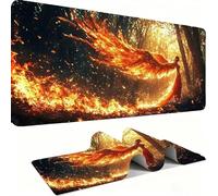 Alfombrilla Ratón XXL - Alfombrilla Escritorio, Mujer Alada Mouse Pad Mejora la Velocidad y Precisión, Antideslizante Mousepad, Resistente a Salpicaduras Protector Mesa Escritorio 700x300x3mm j0xk-983