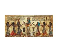 Alfombrilla Ratón XXL Antiguo Egipto, Mito Alfombrilla de Ratón 800x400x3 mm, Mouse Pad Gaming con Bordes Cosidos, Alfombrilla Escritorio con Base de Goma Antideslizante, Accesorios de Oficina-LG68