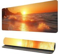 Alfombrilla Ratón XXL Atardecer Paisaje, Tapete Rato XXL, Alfombrillas Raton 60x120cm, Alfombrilla Ratón Gaming, Almohadilla Raton, Protector Mesa Escritorio, Mouse Pad para Oficinas/Hogares -46230