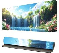 Alfombrilla Ratón XXL Caer Paisaje, Tapete Rato XXL, Alfombrillas Raton 40x80cm, Alfombrilla Ratón Gaming, Almohadilla Raton, Protector Mesa Escritorio, Mouse Pad Gamer, para Oficinas/Hogares -46274
