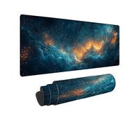 Alfombrilla Ratón XXL Cielo Estrellado Paisajes, Tapete Rato XXL, Alfombrillas Raton - 900x400x3mm - Alfombrilla Ratón Gaming, Almohadilla Raton, Protector Mesa Escritorio, para Gamer/Hogares -43751
