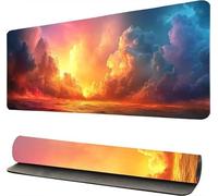 Alfombrilla Ratón XXL Cielo Paisaje, Tapete Rato XXL, Alfombrillas Raton 40x90cm, Alfombrilla Ratón Gaming, Almohadilla Raton, Protector Mesa Escritorio, Mouse Pad Gamer, para Oficinas/Hogares -46942