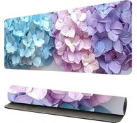 Alfombrilla Ratón XXL Flor Planta, Tapete Rato XXL, Alfombrillas Raton 40x80cm, Alfombrilla Ratón Gaming, Almohadilla Raton, Protector Mesa Escritorio, Mouse Pad Gamer, para Oficinas/Hogares -47176