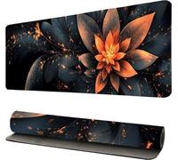 Alfombrilla Ratón XXL Flor Planta, Tapete Rato XXL, Alfombrillas Raton 40x80cm, Alfombrilla Ratón Gaming, Almohadilla Raton, Protector Mesa Escritorio, Mouse Pad Gamer, para Oficinas/Hogares -46974