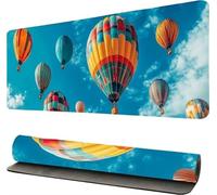 Alfombrilla Ratón XXL Globo Aerostático Cielo, Tapete Rato XXL, Alfombrillas Raton 40x80cm, Alfombrilla Ratón Gaming, Almohadilla Raton, Protector Mesa Escritorio, para Oficinas/Hogares -46896