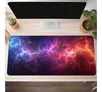 Alfombrilla Ratón XXL Grande Gaming Mouse Pad 1400x600x3mm, Impermeable Antideslizante Mousepad, Lavable, Alfombrilla Escritorio con Base de Caucho para Gamers, PC y Portátil Cielo Rosa PjY14251 U-R