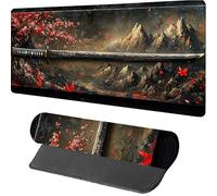Alfombrilla Ratón XXL JapóN, Vista Alfombrilla Escritorio 800x400x3mm, Protector Escritorio con Base de Goma Antideslizante, Desk Mat, Mousepad Gaming con Bordes Cosidos, Accesorios Gaming, PC, 6-2855