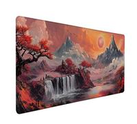 Alfombrilla Ratón XXL Paisaje, áRbol Mouse Pad Gaming 1600x800x3mm, Alfombrilla Escritorio con Bordes Cosidos, Mousepad Antideslizante, Accesorios Escritorio, Tapete Rato Gamer, para PC, Gamer T-6831