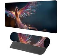 Alfombrilla Ratón XXL PáJaro, Alfombrilla Escritorio 800x400x3mm Animal, Mousepad Gaming con Base de Goma Antideslizante, Protector Escritorio, Desk Mat con Bordes Cosidos, Accesorios Gaming 5-3605