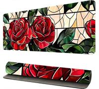 Alfombrilla Ratón XXL Rosa Paisaje, Tapete Rato XXL, Alfombrillas Raton 60x120cm, Alfombrilla Ratón Gaming, Almohadilla Raton, Protector Mesa Escritorio, Mouse Pad Gamer, para Oficinas/Hogares -46772