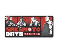 Alfombrilla ratón XXL Sakamoto Days - Alfombrilla Escritorio (Mouse Pad XXL: Protector Escritorio) | Accesorios Gaming - Tapete Escritorio : Impermeable y Antideslizante (80x35cm)