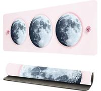 Alfombrilla Ratón XXL Universo Paisaje, Alfombrilla de Ratón Grande con Bordes Cosidos, 50x100cm Mouse Pad con Superficie Suave y Base de Goma Antideslizante Mejora la precisión y la Velocidad -47121