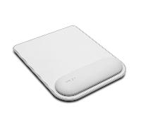 Kensington K50437EU - Alfombrilla Reposamuñecas ErgoSoft para Ratón Estándar, Exterior De Piel Sintética con Acolchado De Gel, Diseño Ergonómico, Superficie De Alto Rendimiento, Base Antideslizante