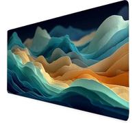 Alfombrilla Ratón Zorro Alfombrilla Ratón XXL 1000x500 mm Flor Mouse Pad Gaming, Tapete Escritorio con Resistente al Agua, Antideslizante, Base de Goma y Bordes Cosidos para Oficina Accesorios 6-1636f