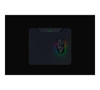 Razer HyperFlux V2 - Sistema de Alfombrilla de Carga inalámbrica para Ratones de Juego - Alfombrilla de ratón de Juego y Disco de Carga (indicador LED de Carga, pies de Goma Antideslizantes) Negro