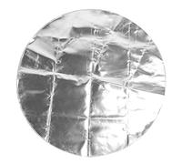 Alfombrilla redonda para fogón, ignífuga, para terraza al aire libre, barbacoa, parrilla, cubierta, almohadilla de protección, suministros (60cm)