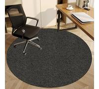 Alfombrilla redonda para sillas de madera dura, antideslizante, para escritorio y oficina, protector de alfombra para el hogar y juegos, tapete multiusos de 110 cm