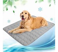 Alfombrilla refrescante autoenfriable para perros, ideal para el hogar, viajes y coche. Almohadilla refrescante de verano, 100 x 72 cm, dura