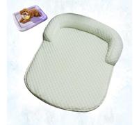 Alfombrilla Refrescante de Gel para Perros y Gatos, Colchoneta Transpirable No Tóxica para Dormir, Cama Auto Refrescante Lavable con Base Antideslizante para Jaula, Sofá y Coche (Cyan,80*60cm)