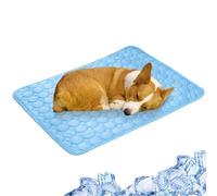 Alfombrilla refrescante para mascotas, cojín de refrigeración de verano reutilizable, alfombrilla de perrera sin congelación para perros y , alfombra de caja transpirable, enfriador de cama
