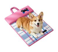 Alfombrilla refrescante para perro, impermeable, transpirable, antideslizante, almohadilla de refrigeración para cachorros, gatos, para el hogar, sala de estar, patio, viajes de verano, pequeña