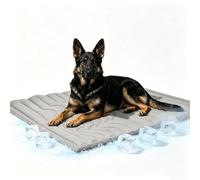 Alfombrilla refrescante para perros y manta refrescante - Antideslizante, lavable, plegable - Tamaños S/M/L/XL - Refresca en verano - para coche, jardín, viaje, hogar y viajes - para perro y gato