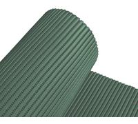 Alfombrilla Rejilla Protector con Base Antideslizantes Almohadilla Multiuso | Base Cajones Cocina Vajilla Fregadero Armarios | 100% PVC Higiénica | Ancho 65cm - Verde