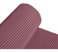 Alfombrilla Rejilla Protector con Base Antideslizantes Almohadilla Multiuso | Base Cajones Cocina Vajilla Fregadero Armarios | 100% PVC Higiénica | Ancho 65cm - Burdeos