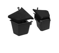 Alfombrilla Reposabrazos Caja Lateral Del Maletero Trasero Organizador Carga Contenedor TPE Tablero Partición Flocado Para Tesla Modelo Y Juniper 2025 Bandeja Coche(25MY style 1)