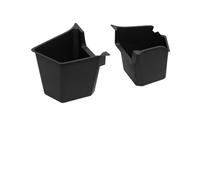 Alfombrilla Reposabrazos Caja Lateral Del Maletero Trasero Organizador Carga Contenedor TPE Tablero Partición Flocado Para Tesla Modelo Y Juniper 2025 Bandeja Coche(25MY Bucket only)