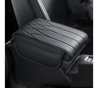 Alfombrilla Reposabrazos Coche para Ford Ranger T9 2023 2024 Raptor Wildtrak XLT, Antideslizante Resistente Desgaste Consola Central Codo Soporte Almohadilla Accesorios,B/Black