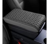 Alfombrilla Reposabrazos De Coche para Ford Ranger 2018-2023, Cuero Funda Consola Central Almohadilla Comodidad Antideslizante Interiores Accesorio,F/Gray