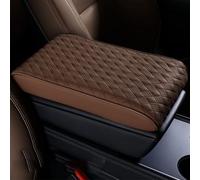 Alfombrilla Reposabrazos De Coche para Ford Ranger 2018-2023, Cuero Funda Consola Central Almohadilla Comodidad Antideslizante Interiores Accesorio,D/Coffee