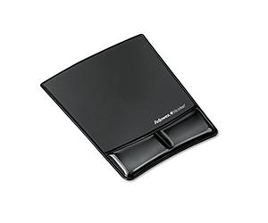 ALFOMBRILLA REPOSAMUÃ‘ECAS DE GEL FELLOWES - CANAL ERGONOMICO - NEGRO
