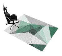 Alfombrilla resistente para silla de oficina, protector antideslizante para alfombras y suelos de madera dura, ideal para sillas rodantes y escritorios de juegos (120 x 160 cm)
