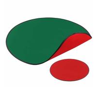 Alfombrilla reversible para árbol de Navidad, impermeable, tamaño estándar | Alfombrilla | Base para árbol de Navidad, alfombra protectora de suelo rojo y verde para fiestas navideñas, el único seguro