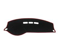 Alfombrilla Salpicadero Protector De Salpicadero Antideslizante Para Peugeot 208 2012 2013 2014 2015 2016 2017 2018 2019 MTVTFECEWG(Left Red)