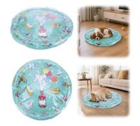 Alfombrilla sensorial de Agua para Mascotas CLBDRESS con un 50% más de Grosor, cojín de Agua Inflable para Enfriar a Tus Mascotas, Impermeable para Gatos y Perros