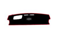 Alfombrilla Silicona Antideslizante Salpicadero Coche Para BYD FangChengBao Leopard 5 Denza B5 2023-2025 Parasol Cubierta salpicadero Coche(Red Edg -With HUD)