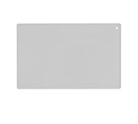 Alfombrilla Silicona Mascotas XL 60x40 cm Antideslizante Impermeable Lavable con Borde Elevado para Comedero Bebedero Perros Gatos Grande Gris